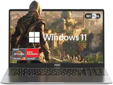 AOC Gaming Laptop with AMD Ryzen 7 Processor(8C/16T, Up to 4.3GHz) 16.1“ FHD Display Laptop Computer with Backlit Keyboard, 16GB RAM 512GB NVMe SSD, WiFi 6, HDMI, USB3.2, Type-C, 53Wh Battery
