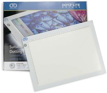 Diamond Dotz Dotzlite Deluxe Light-Up Tracing Pad - Light Board for Dotting, Drawing, Crafts, LED Table for Artists, Portable Light Box for Tracing
