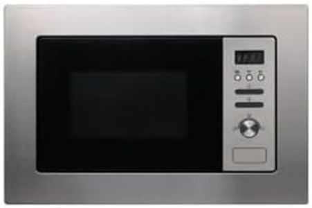 Cookology 20L Built-in Microwave Oven, 24.5cm Turntable with Autocook Menu, Auto Defrost Function and a Child Lock - Stainless Steel