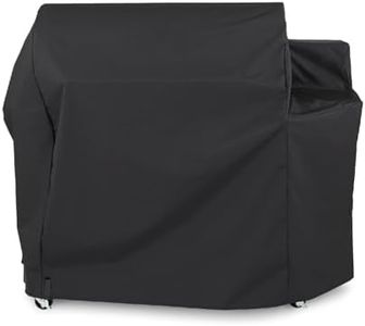 Blackhoso 65" Grill Cover Cover for Weber SmokeFire EPX6 Wood Fired Pellet Grill, Outdoor Heavy Duty Waterproof Grill Cover Accessories for Weber 36 Inch Smoke Firewood Pellet Grill