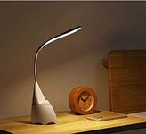 Yagviz LED Desk Lamp Rechargeable Cordless Eye-Caring Table Lamp with 1200mAh Li-on Battery, Touch Control, Adjustable for Office and Bedroom, Gift for Kids and Families