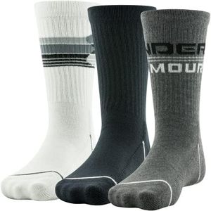 Under Armour Youth Phenom Crew Socks, 3-Pairs