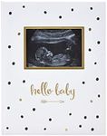 Pearhead Hello Baby Babybook, Sono White/Black/Gold