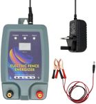 Svauoumu 5KM Electric Fence Energiser,for Sheep, Pig, Horse, Pasture Fence, British Standard Plugs, Electric Dog Fencing