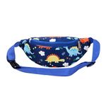 Dinosaur Fanny Pack,Kids Bum Bag Bumbag Cartoon Hipsack Belt Bag Waist Bag Fanny Pack Fabric Nylon Money Belt Crossbody Chest Bag for Children Grils Boys Running Hiking Travel Sports