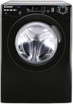 Candy CS148TWBB4/1-80 8kg Freestanding Washing Machine with 1400 rpm - Black - B Rated