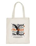 Delhi Printing Co. The angel tote bag|Strong Cotton Bag for Shopping | Canvas Tote Bag for Women & Girls | Stylish Cotton Handbags (DCTBH-105)