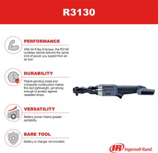 Ingersoll Rand 20V Cordless Ratchet Spanner – 3/8" Professional Tool