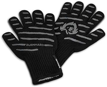 BURNHARD Guanti da Barbecue in Fibra aramidica Resistente al Calore - L -XL