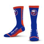 For Bare Feet Mvp Crew Sock NHL Large, Team Color, L