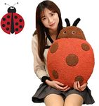 TONGSONG Cute Pillow Plush Ladybug Stuffed Animal Stuff Ladybird Plush Pillow Toys Kawaii Soft Lady Beetle Pillow Hugging Stuffed Ladybug Gift for Kids Home Decor¡
