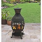 Chiminea Outdoor Fireplace with Cov