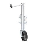 Torin ATR39001B-1 Boat Trailer Jack with Single Wheel (6 Inch): Swing-Back Bolt-On Heavy Duty Swivel Tongue Trailer Jack, 1000 Lbs. Capacity