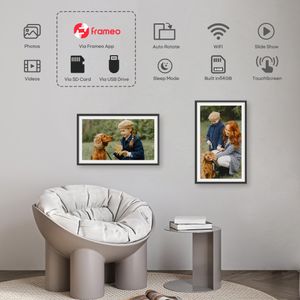 Frameo 15.6" Digital Photo Frame – WiFi, IPS Touchscreen