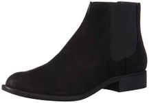 Dolce Vita Women's Vania Ankle Boot, Black Nubuck, 4 UK