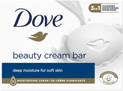 Dove Beauty Cream Bar Soap 8 x 90g – Moisturizing Cleansing Bars