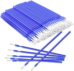 FERCAISH 100 Pcs Disposable Interdental Brush, 4 Colors Dental Micro Applicator Brush Micro Swabs Applicator - Oral Dental Hygiene Tooth Cleaning Tool