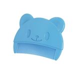 B-Arm Cradle Cap Removal Comb (Blue) | Soft, Fine-Toothed Comb Gently Removes Cradle Cap | Cartoon Bear Baby Comb For New Born