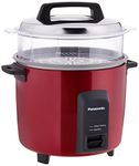 Panasonic SR-Y22FHS 750-Watt Automatic Electric Cooker with Non-Stick Cooking Pan (Burgundy), 2.2Litre