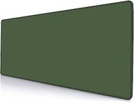 Armanza Large Gaming Mouse Pad, XL Extended Mousepad, Non-Slip Rubber Base Keyboard Mouse Mat Desk Pad for Work, Game, Office, Home, 31.5 x 11.8 in, Olive Green