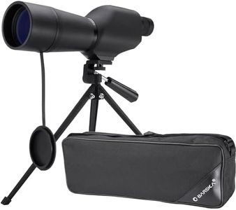 BARSKA 20-60x60 Waterproof Straight Spotting Scope with Tripod , Black