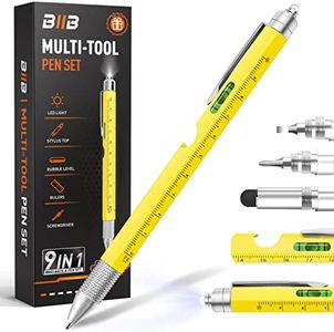 BIIB Stocking Stuffers for Men Adults, Gifts for Men 9-in-1 Multitool Pen