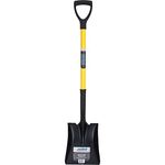 Square Point Shovel, Fibreglass, Tempered Steel Blade, D-Grip Handle, 32-1/2" Long