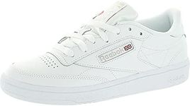 Reebok Unisex Club C 85 Sneaker, White/Light Grey, 7