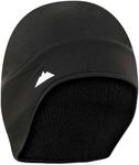 Tough Headwear Thermal Helmet Liner Skull Caps for Men -Winter Running Beanie,Helmet Cap & Cycling Caps for Running,Skiing,Winter Sports Black