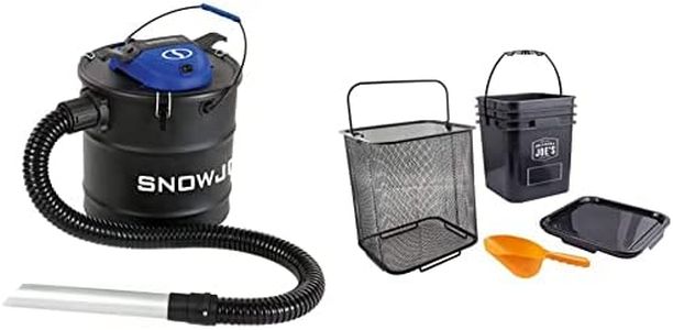 Snow Joe Ash Vacuum + Oklahoma Joe's Pellet Bucket Kit