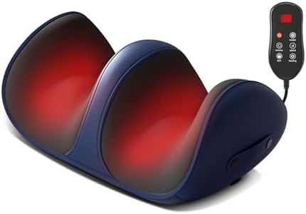 MEKK Electric Foot Massager, Leg Massager with Heat, Shiatsu Foot Massage & Calf Roller, Deep Tissue Ankle Kneading, Promotes Blood Circulation, Home Office Use