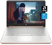 HP - 14-fq0060nr 14 Laptop, AMD 3020e, 4 GB RAM, 64 GB eMMC Storage, 14-inch HD Touchscreen, Windows 10 Home in S Mode, Long Battery Life, Microsoft 365, (14-fq0060nr, 2020) Pale Rose Gold