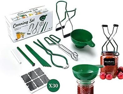 Kit de mise en conserve pour 37 pièces de cuisine, durable et confortable en polypropylène + acier inoxydable, antidérapant et facile à contrôler lors de l'utilisation, un bon ensemble d'accessoires