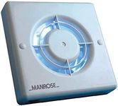 Manrose_ XF100HLV 10W Automatic Low Voltage Extractor Fan w/Humidity Control 100mm - White.