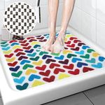 Non-Slip Shower Mats Large Square 3