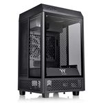 Thermaltake Tower 100 Black Edition Tempered Glass Type-C (USB 3.1 Gen 2) Mini Tower Computer Chassis Supports Mini-ITX CA-1R3-00S1WN-00