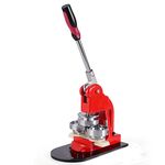AT SUB Metal Badge Maker Machine Mould 44mm & 58mm Included | Hand Machine for Pin Button Badges Press Round Die Mould | Easy Button Maker Machine | Design for Sewing, Crafts | DIY 44mm and 58mm
