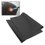 Heat Resistant Welding Blanket Fireproof Mat High Temp Insulation Material Up To 1800Ã‚°F Flame Retardant Fabric Fire Proof Felt Pad for Plumbing Soldering Grill Stove Thermal Protector