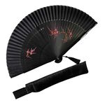 Eastern Wind Japanese Chinese Fan Folding Fan with Bamboo for Women,Hand Fans for Women 8.3"