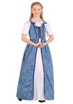 Renaissance Villager Costume for Girls Large