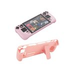 Full Protective Case for Steam Deck, Kickstand Case Shockproof Non-Slip Anti Collision Accessories Skin for Steam Deck (Pink)