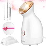 Facial Steamer Spa Facial Steamer Warm Mist Wolady Face Steamer Face Humidifier Sprayer Nano Ionic Facial Steamer Moisturizing Cleaning Pores for Women Men Moisturizing Cleansing Pores, with Skin Kit