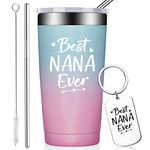 BIRGILT Best Nana Ever Gifts - Gifts for Nana from Granddaughter, Grandson - Mothers Day Gift from Grandkids - Birthday, Christmas Gifts for Nana, Mimi, Grandma - 20oz Nana Tumbler