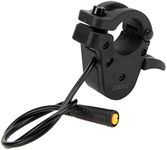 Electric Scooter Thumb Throttle, 300X Speed Control Electric Bike Thumb Throttle for 12V, 24V, 36V, 48V, 52V, 72V Ebike, Waterproof Left and Right Universal Finger Throttle Accelerator