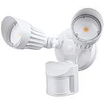 20W Dual-Head Motion-Activated LED 