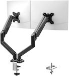 GRIFEMA GB2003-2 Dual Monitor Arm Desk Mount for 13" to 32" Screen, Gas Spring Dual Monitor Stand, Weight 4-18KG, Height Adjustable VESA 75 & 100mm