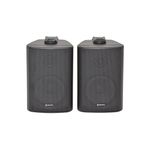 Adastra 2x Black Wall Mountable Surround Sound Home Audio Hi-Fi Speakers 60W