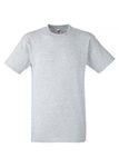 Fruit of the Loom Men's Heavy T Shirt, Heather Grey, XL UK