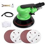 DOTOOL 5”(127 mm) Random Orbit Pneumatic Sander Self-Vacuum Sander Air Powered Professional Dual Action Polishing Palm Sander MAX 12000 RPM for Auto Body Automotive, Wood Working