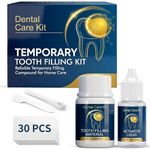 Tooth Filling Repair Kit, Temporary Tooth Filling for Improving Appearance of Gaps or Broken Bridges, Show Confident & Shining Smile, Natural-Looking Smile Solution, Suitable for Women Men